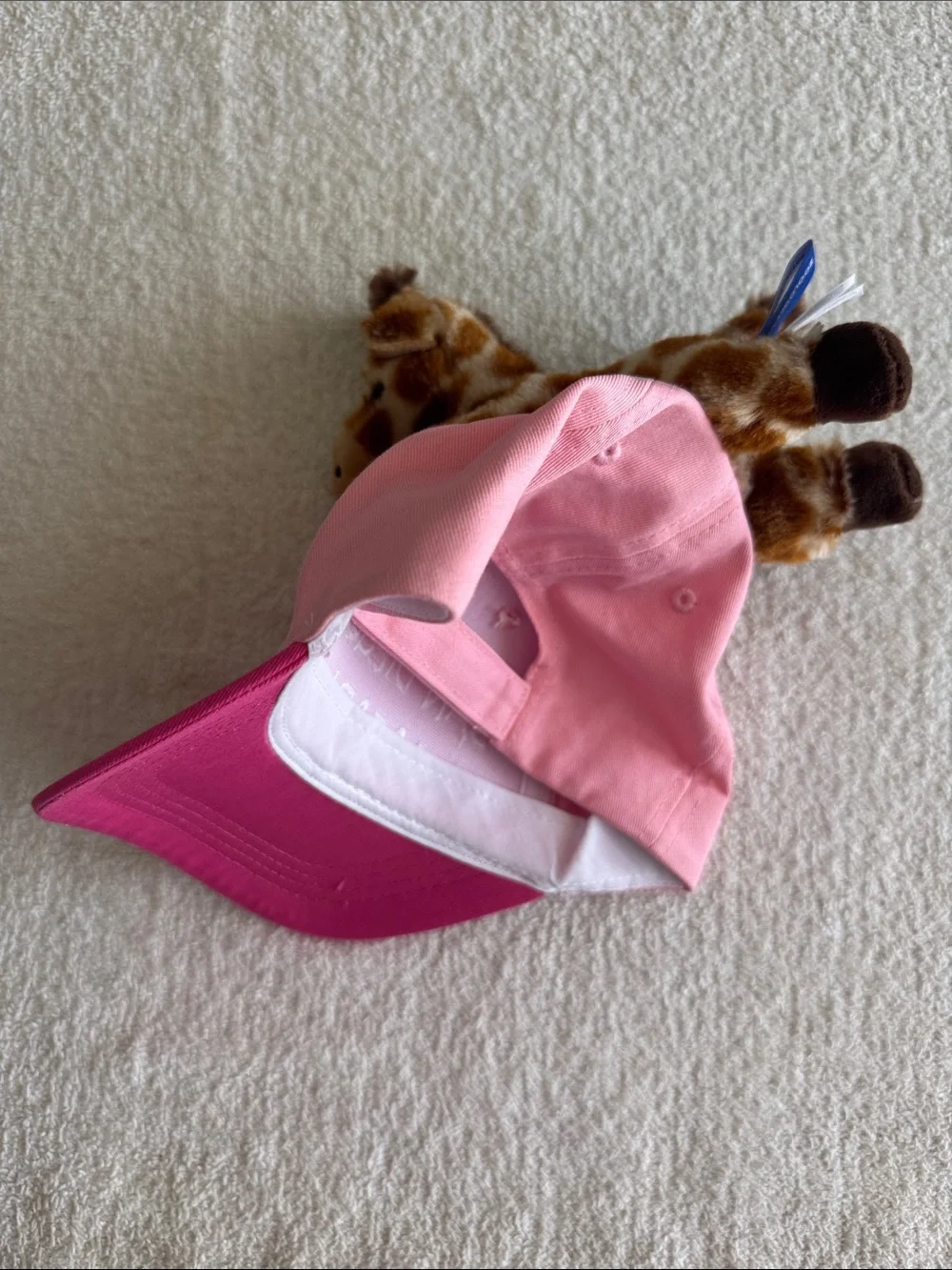 Zoologee San Diego Zoo & Safari Park Pink Plush Giraffe Kids Cap Hat